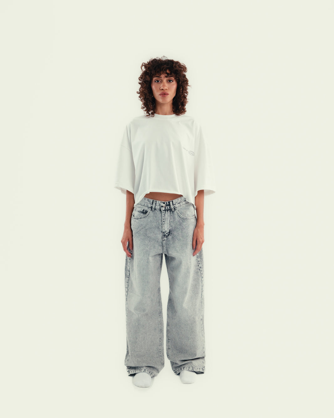 BAGGY DENIM – LIGHT GREY (unisex)