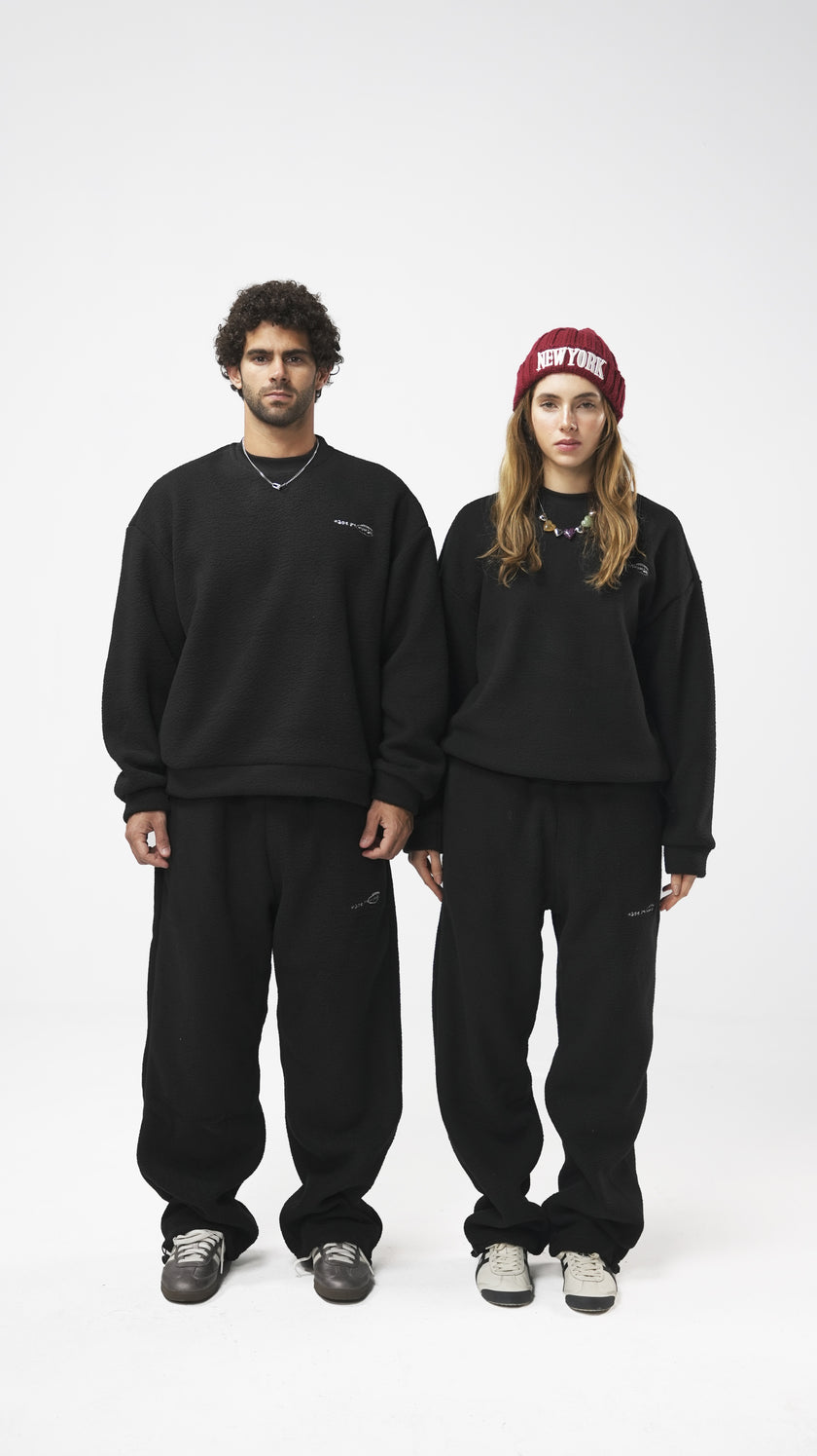 FLEECE 01 — PANT | Black