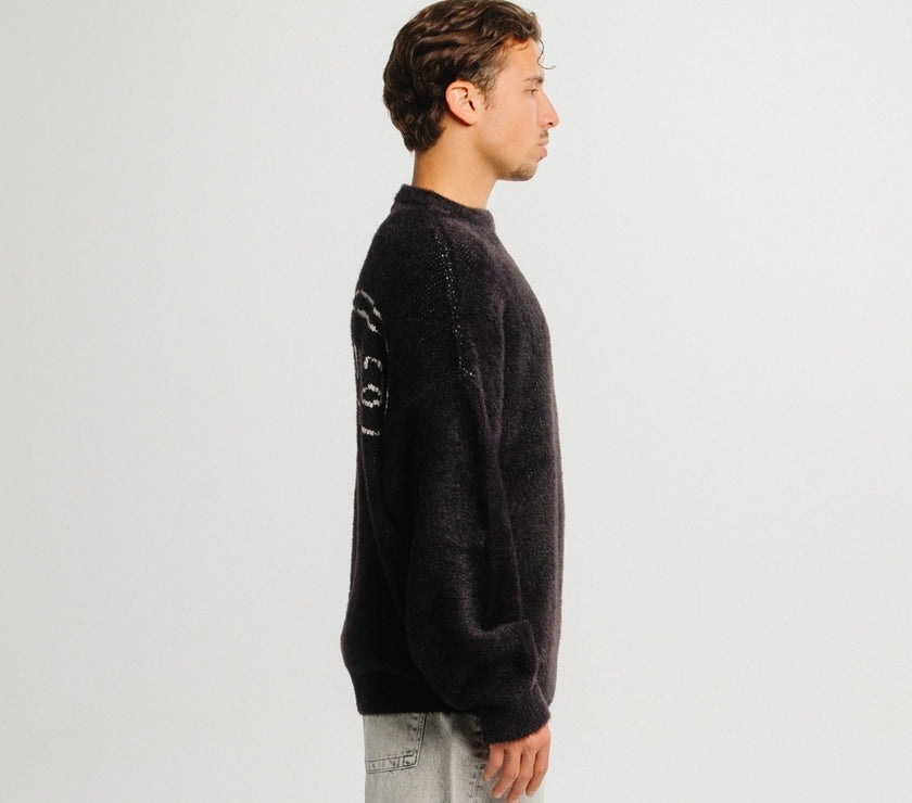 Midnight Edge Mohair Crewneck (Unisex)