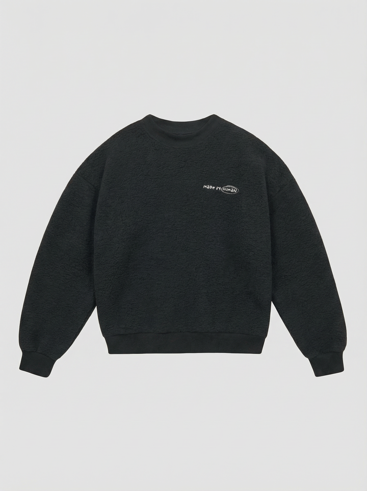FLEECE 01 — CREW | Black