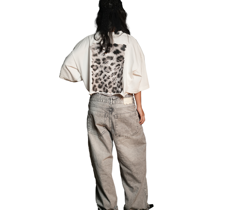 BAGGY DENIM – LIGHT GREY
