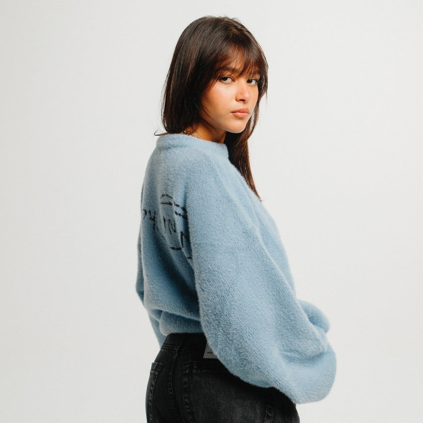 Pastel Horizon Mohair Crewneck (Unisex)