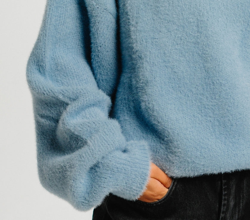 Pastel Horizon Mohair Crewneck (Unisex)