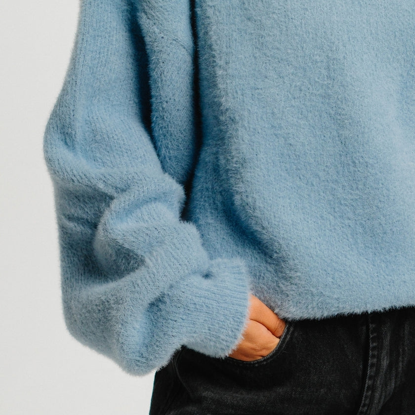 Pastel Horizon Mohair Crewneck (Unisex)