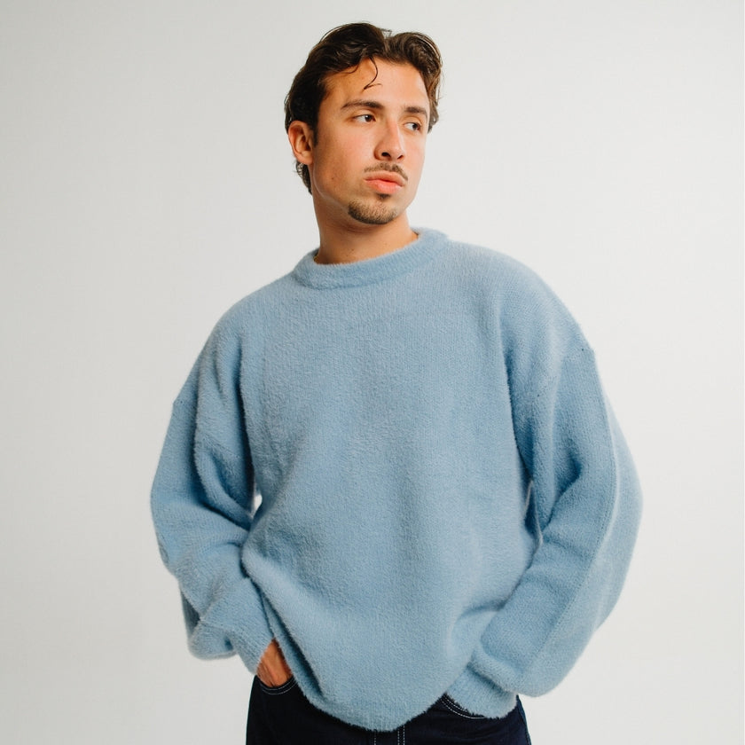 Pastel Horizon Mohair Crewneck (Unisex)