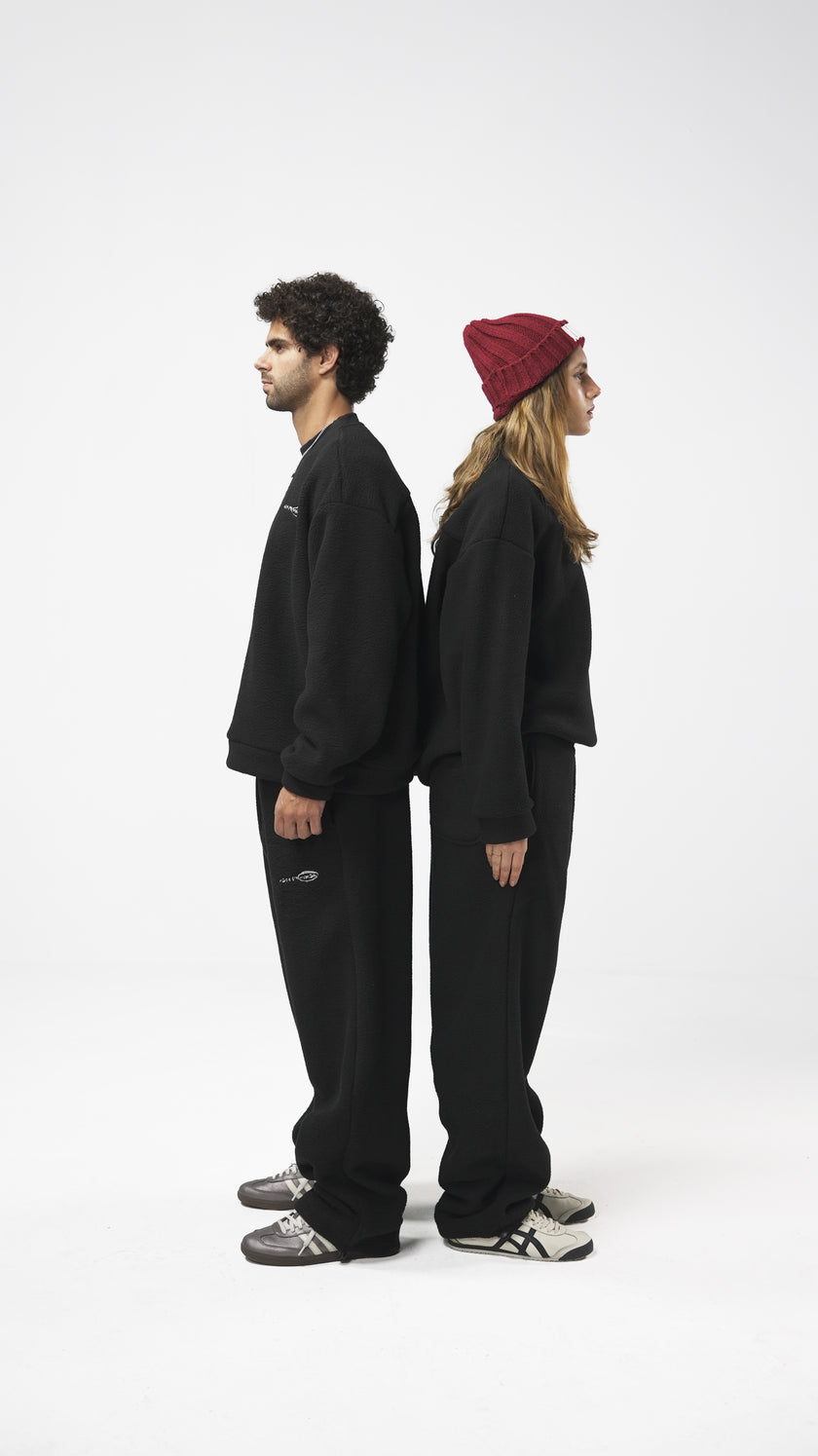 FLEECE 01 — PANT | Black