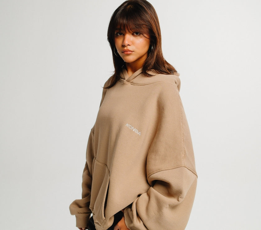 Camel Dune Oversized Hoodie (Unisex)