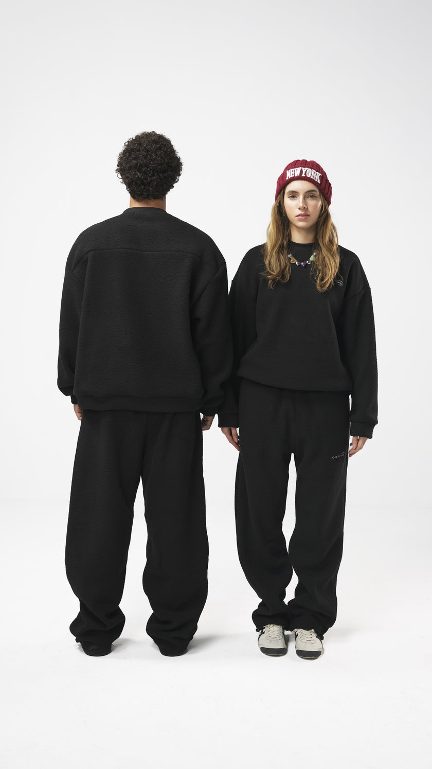 FLEECE 01 — PANT | Black