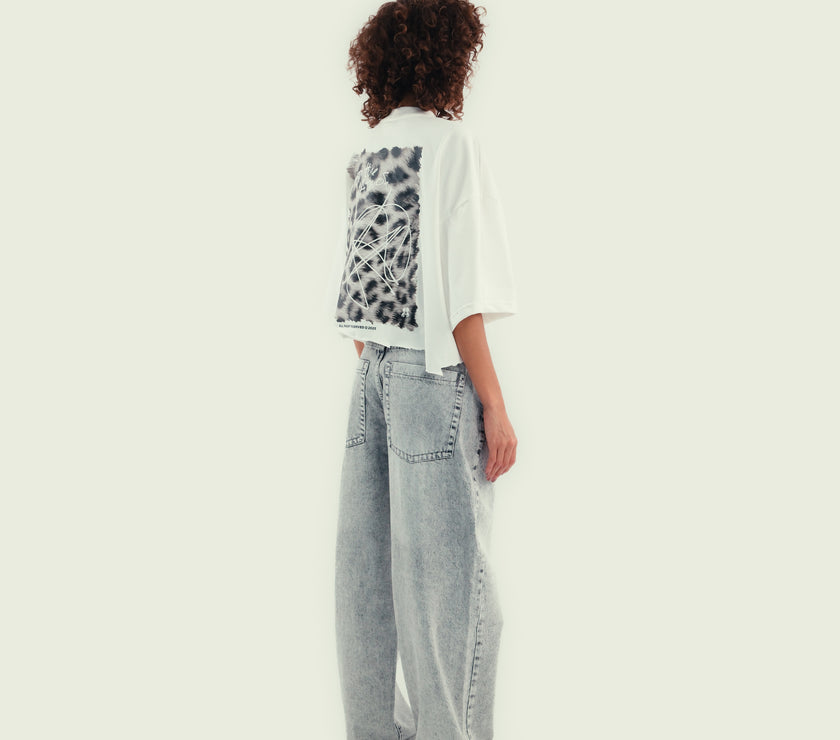 BAGGY DENIM – LIGHT GREY (unisex)