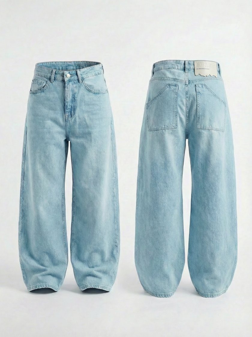 BAGGY DENIM – WASHED BLUE (unisex)