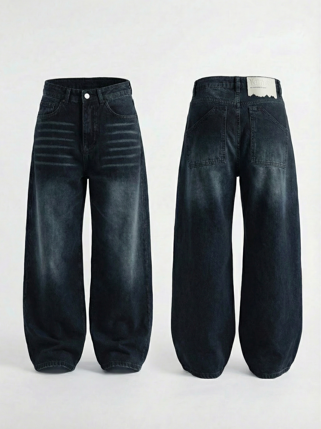 BAGGY DENIM – WASHED BLACK (unisex)