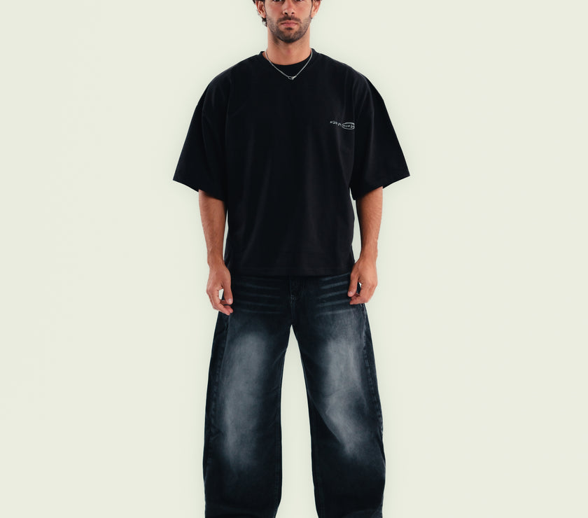 BAGGY DENIM – WASHED BLACK (unisex)