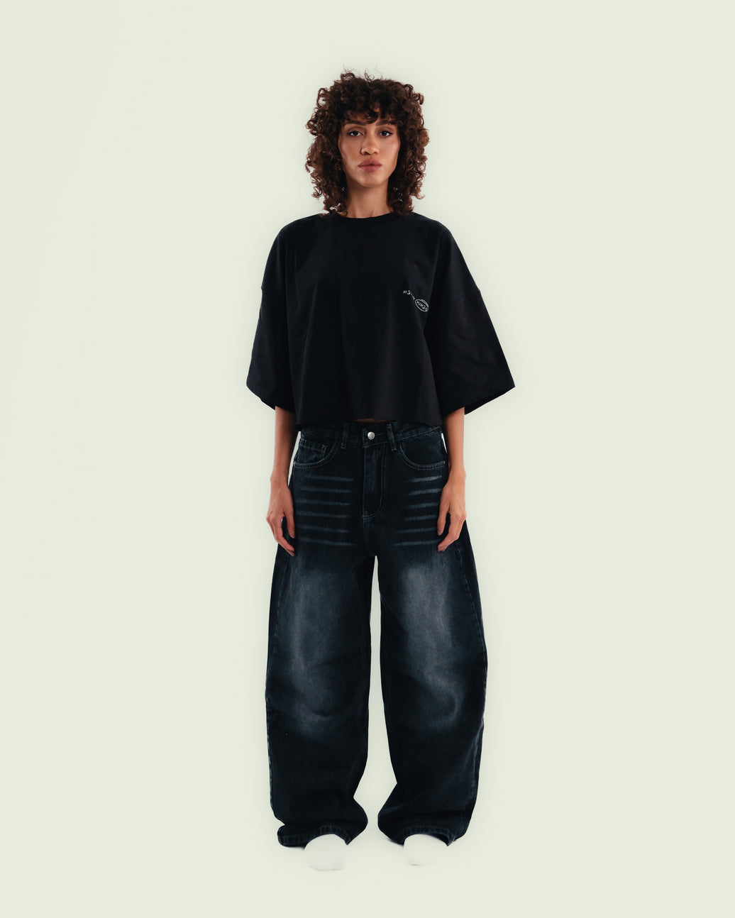 BAGGY DENIM – WASHED BLACK (unisex)