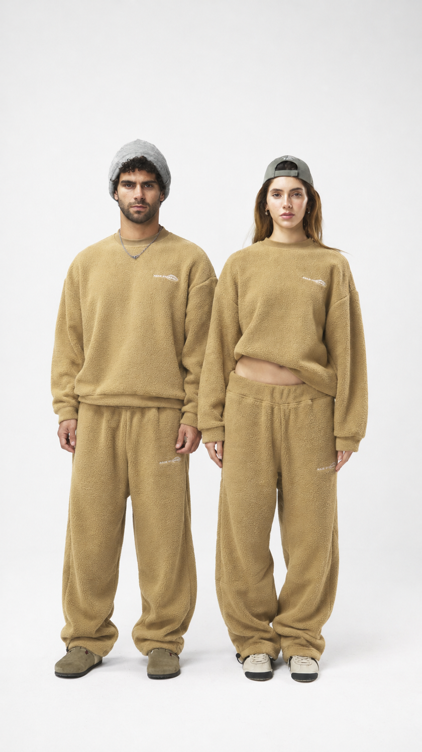 FLEECE 01 — CREW | Beige