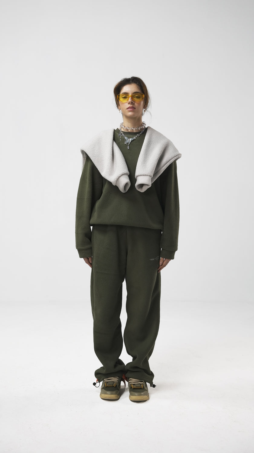 FLEECE 01 — CREW | Olive