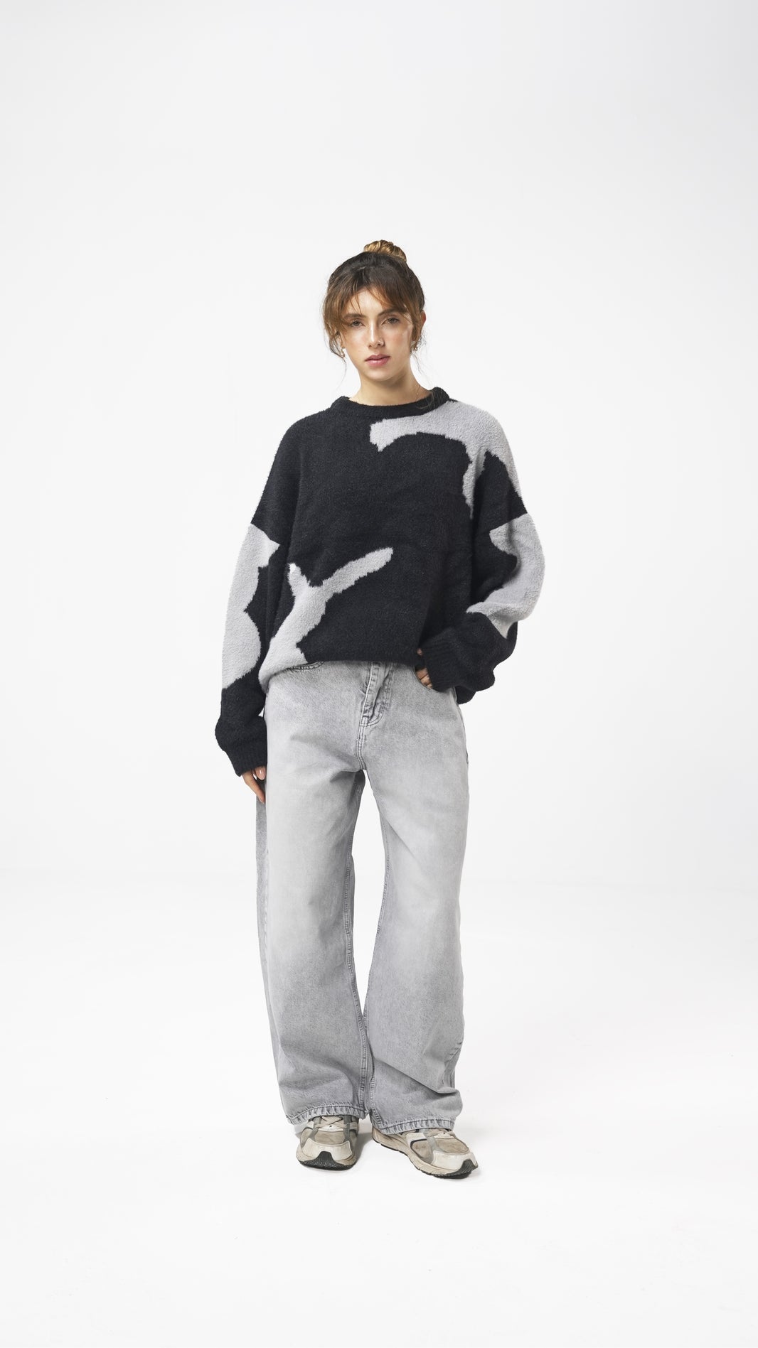 BAGGY DENIM – LIGHT GREY (unisex)