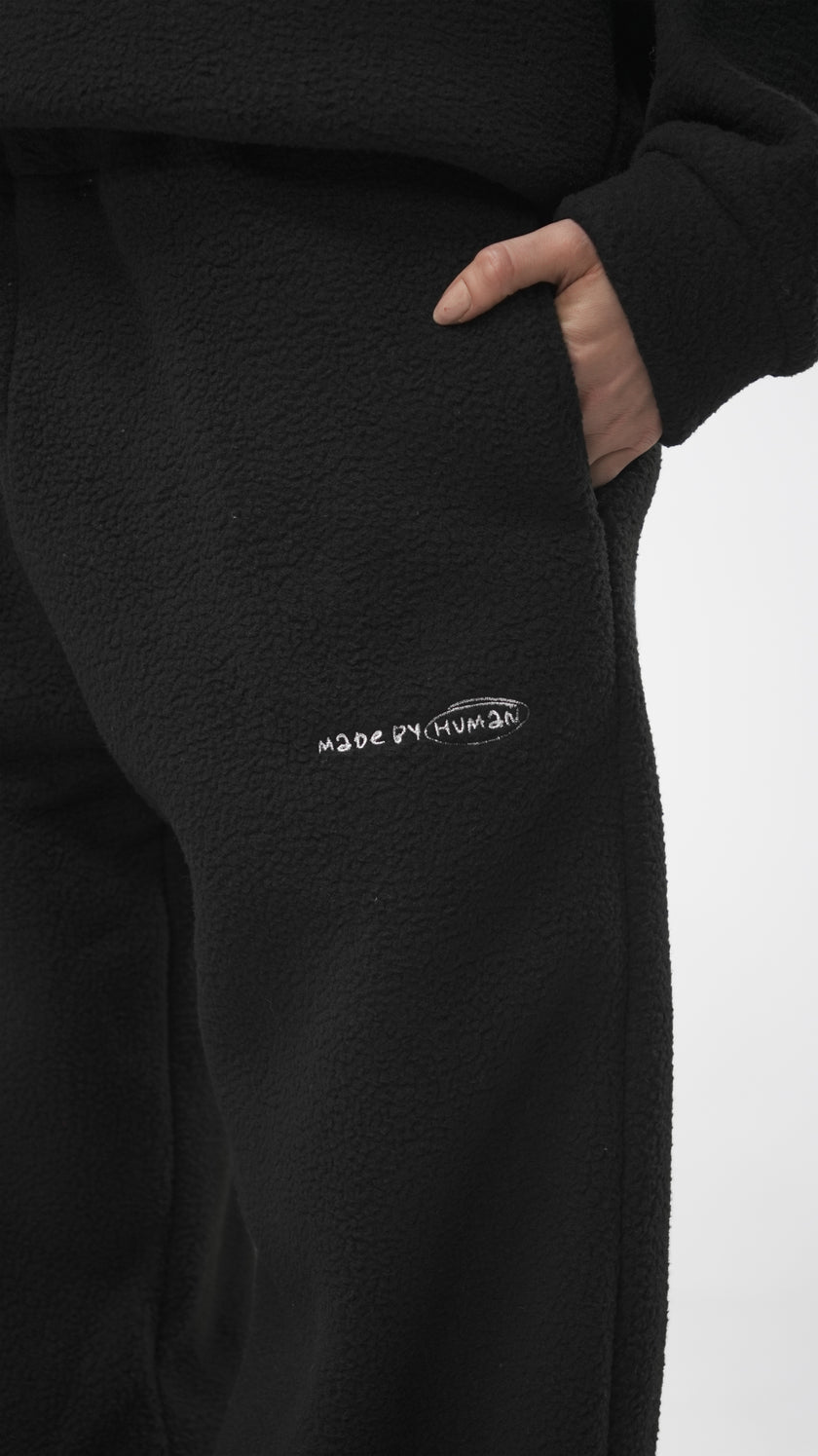 FLEECE 01 — PANT | Black