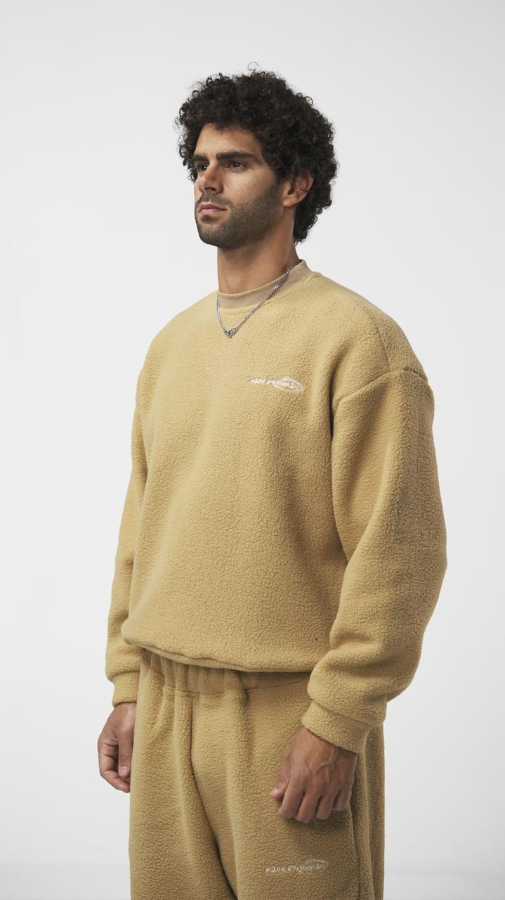FLEECE 01 — CREW | Beige